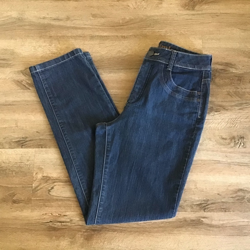 WOOLWORTHS Magic Slim Jeans High Waist Dark Blue Size 16